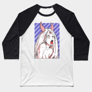 Kaguya Ōtsutsuki Naruto Hentai Ahegao Face Baseball T-Shirt